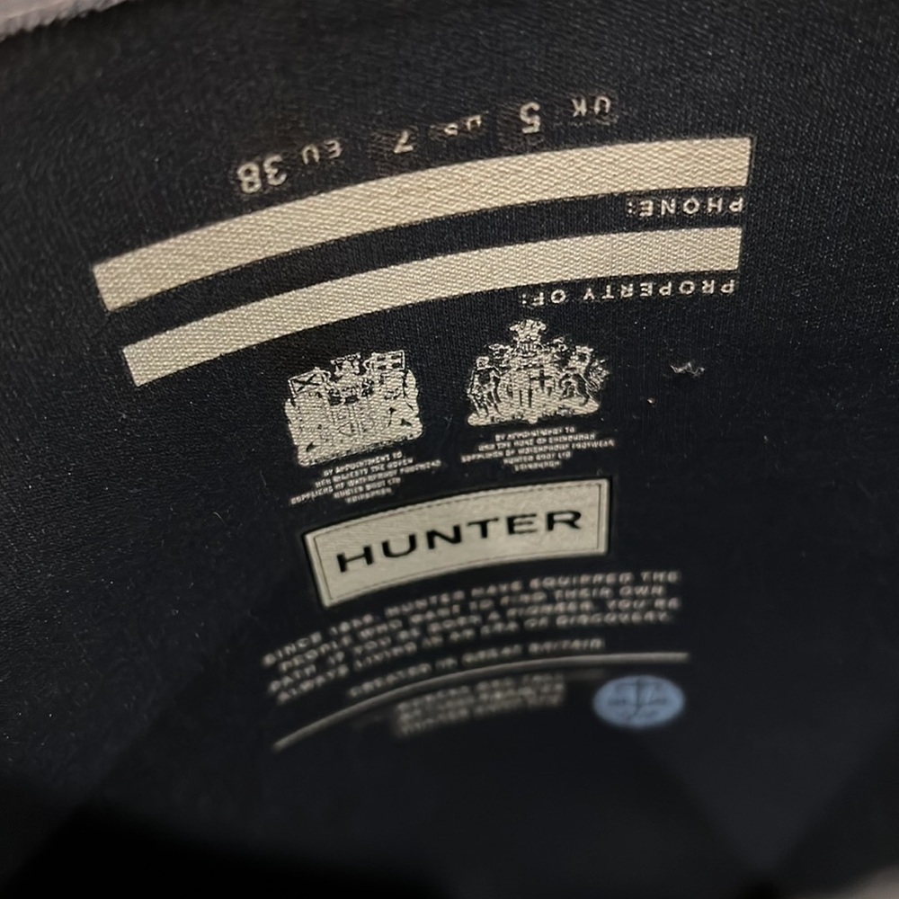 Hunter Rain Boots, WORN TWICE!! - Picture 2 of 4